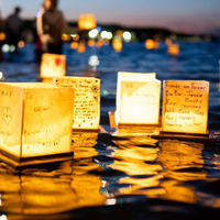 Lanternes flottantes en bois pour la Saint-Valentin en gros, pour les festivals, les mariages, les fêtes, porte-bougie décoratif