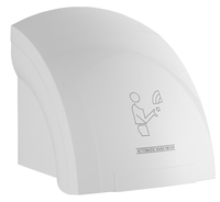 Sensor de secador de manos automático, dispositivo de secado de manos para hotel doméstico, calentador eléctrico de aire caliente para baño, secador de manos de 1800W