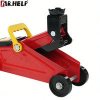 Cric hydraulique à roulettes de 2 tonnes, cric de levage rapide pour garage, changement de pneus et réparation d'urgence sur route