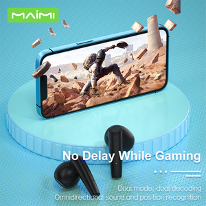 Maimi nuevo estéreo control táctil verdadero inalámbrico <span class=keywords><strong>Bluetooth</strong></span> 5,3 auriculares para juegos de baja latencia sin cancelación de ruido auriculares TWS - Product Image 3