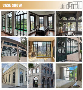 Fenêtres en aluminium à double vitrage en verre trempé résistant aux ouragans de haute qualité, fenêtres à battants en aluminium pour balcon - Product Image 5