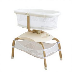 Berceau à bascule électrique multifonctionnel pour bébé, berceau pour un sommeil confortable, appareils pour bébés - Product Image 1