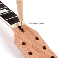 Manche de guitare 22 frettes en acajou avec touche en palissandre pour Gibson Les Paul LP