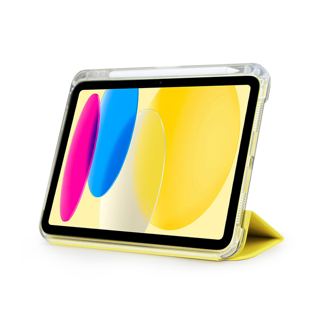 Tri-fold Smart Stand Cover Magnet Pencil Holder Silicon Funta Case for iPad 11th/10th Generation 10.9-Inch Tablet Cover Case
