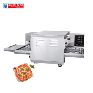 Comercial Industrial eléctrico 8 12 16 18 pulgadas <span class=keywords><strong>Pizza</strong></span> galletas horno precio transportador para restaurante hornear panadería hornos máquina - Product Image 3