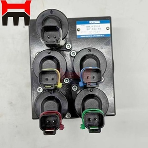 Bloque de válvulas solenoides para maquinaria de construcción KHJ43510, grupo solenoide hidráulico para excavadoras SH200-7 CX210B, repuestos - Product Image 4