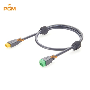 Cabo Amass XT30 Macho para Bloco de Terminais de 2 Pinos 18AWG Overmoldado para Drones DIY, Robôs, Impressoras 3D e Sistemas Embutidos - Product Image 5
