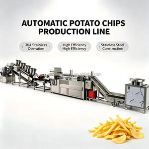 Línea de Producción Automática de Papas Fritas, Línea de Procesamiento Industrial de Papas Fritas y Snacks con Nuevo Diseño - Product Image 1
