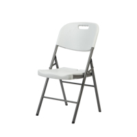 Chaise pliante en résine plastique durable pour événements, idéale pour les banquets de jardin, les banquets de mariage, les banquets de balcon et les bistrots – Vente en gros usine