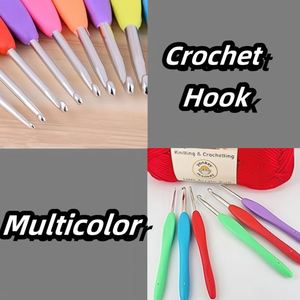 Juego de 12 Agujas de Ganchillo Portátiles con Mango Ergonómico Suave, Agujas de Tejer Multicolores de 2.0 mm a 8.0 mm - Product Image 2