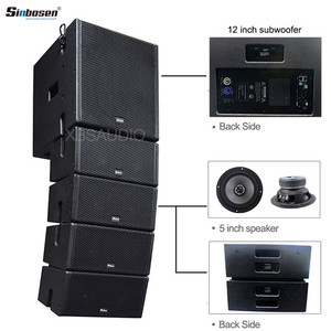 Sinbosen 12 inch hoạt động dòng mảng loa Powered loa siêu trầm khuếch đại loa bass - Product Image 6