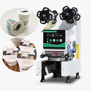 Plastic cup lid sealing machine cup sealing machine plastic