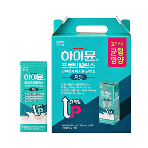 [ILDONG foodis] Himmune Protein Balance LOW SUGAR Pack de 16 Boissons protéinées pour la récupération musculaire, équilibre énergétique, nutrition équilibrée - Product Image 2