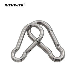 Crochet à ressort en acier inoxydable 304/316, mousqueton, boucle d'escalade en plein air, crochet pour chaîne et corde, pour la navigation de plaisance et le yacht - Product Image 3