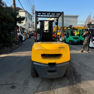 Used Komatsu Diesel Forklift FD30 Single/Three Stage Mast 1000mm Fork Length Original Imported Manual Transmission Cheap Price - Product Image 2