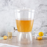 Grand distributeur de boissons avec robinet, récipient multi-usages pour boissons, pour la maison, la cuisine, le restaurant