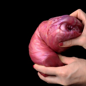 GEEBA Godet de masturbation masculin, design bouche de serpent, vagin réaliste, en silicone souple, poche vaginale, jouet sexuel pour hommes, masseur de prostate - Product Image 2