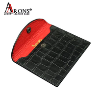 Portefeuille de luxe en cuir véritable de crocodile pleine fleur avec porte-cartes RFID, clip et fermeture à bouton pour cartes d'identité