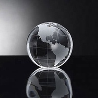 Cristal clair de table globe pour souvenirs cadeaux faveurs