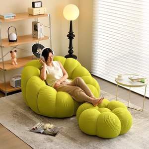 Fauteuil de football à bulles <span class=keywords><strong>en</strong></span> tissu tapisserie, canapé compressé sous vide, style bohème, confortable, éponge haute densité, rangement facile - Product Image 4