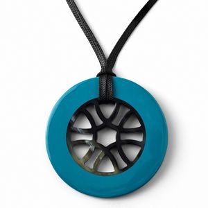 Collier pendentif bohème artisanal en corne de buffle, bijoux de mode écologiques, cadeau, vente en gros - Product Image 6