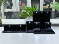 Boîtes à bijoux LED en stock, vente en gros en petites quantités, boîtes à bijoux LED pour la vente au détail, emballage de diamants, boîtes à bijoux LED