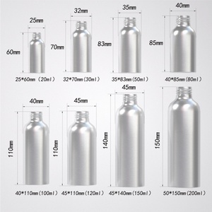 Luxury Aluminum Cosmetic Packaging Set Refillable Jar & <b>Pump</b> Bottle with Custom Screen Printing for Skincare Brand - Product Image 2