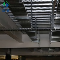 Canaux de câblage perforés galvanisés GI pour la gestion des câbles sur le sol des usines