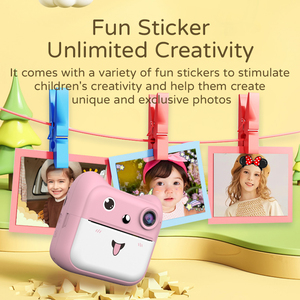 Caméra pour enfants Mini écran HD 1080P Projection caméra vidéo jouets enfants bébé cadeaux <span class=keywords><strong>anniversaire</strong></span> numérique caméra pour enfants - Product Image 2