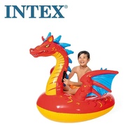 Bouée gonflable écologique pour enfants et adultes, dragon cracheur de feu, pour la piscine