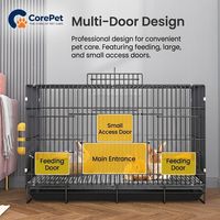 Grande cage à lapins chiffrée pour usage domestique ; Cage extra-large complète pour lapins bébés, cochons d'Inde, chinchillas