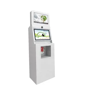 floor standing 17inch touch screen retail kiosk Id Reader Parking Printer Dispenser Printing-Lottery vending machine