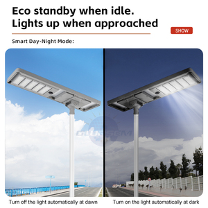 Lampadaire Solaire LED Extérieur Tout-en-un <span class=keywords><strong>avec</strong></span> Capteur <span class=keywords><strong>Radar</strong></span> 700W 600W 500W 400W - Product Image 6