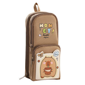 Bolso de mano de gran capacidad, caja de papelería multifuncional para estudiantes de la escuela, estuche de lápices de alta estética para niñas - Product Image 6