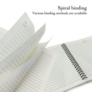 Carnet de notes professionnel de haute qualité personnalisé en PVC plastique imperméable avec reliure spirale et logo pour cadeau - Product Image 2