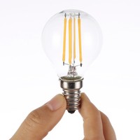 G45 G14 ampoule Globe à Filament LED 4.0W (équivalent 60W) variable 2700K blanc chaud E26 Base de vis, ampoule Edison décorative
