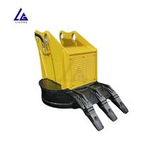 Aimant hydraulique pour mini-excavatrice de 1,5 à 6 tonnes, certifié CE, haute capacité, 360° °   Lève-charge rotatif léger en métal
