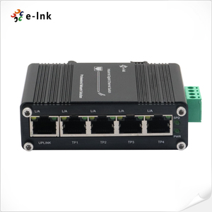 Mini Industrial 5-Port Gigabit Ethernet Switch DIN-Rail / Wall-mount IP40 <strong>Camera</strong> Aluminum <strong>Cheap</strong> - Product Image 6