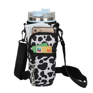 Borsa porta bottiglie d'acqua, Tumbler con tasca per telefono regolabile, borraccia per bottiglia per esterno - Product Image 2