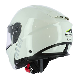ASTONE HELMETS HELMETS Garantie de qualité Casque modulaire rétro rabattable gris clair pour la conduite de moto - Product Image 4