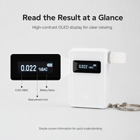 Alat Tes Napas Sel Bahan Bakar Akurasi Tinggi dengan Hasil Cepat, Layar OLED, dan Pengingat Tegangan Rendah