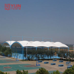 Cubierta de Membrana Tensada Prefabricada para Estadios, Techo para Canchas de Fútbol, Tenis y Otros Deportes - Product Image 3