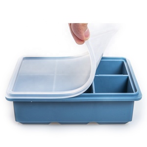 À Libération facile en gros <span class=keywords><strong>cuisine</strong></span> 6 cavité plateaux à glaçons en silicone <span class=keywords><strong>de</strong></span> grande taille pour le whisky - Product Image 4