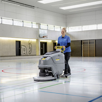 Nettoyeur-sécheur à batterie BD 50/55 C Classic Bp Karchers, machine de nettoyage de sol professionnelle pour hôtel, restaurant