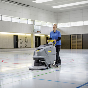 Fregadora Secadora a Batería BD 50/55 C Classic Bp Karcher, Máquina <span class=keywords><strong>Profesional</strong></span> <span class=keywords><strong>de</strong></span> <span class=keywords><strong>Limpieza</strong></span> <span class=keywords><strong>de</strong></span> Pisos para Hoteles y Restaurantes - Product Image 4