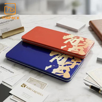 Boîte en métal rectangulaire personnalisée avec insert en EVA imprimé, pour cartes de membre professionnelles, idéale pour le rangement et l'emballage de cadeaux de bureau