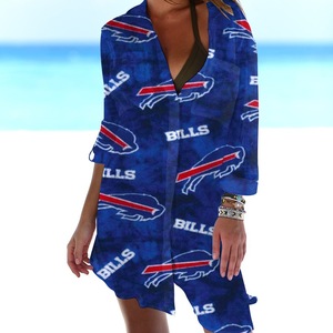 2024 nueva llegada señoras equipo <span class=keywords><strong>de</strong></span> fútbol <span class=keywords><strong>americano</strong></span> verano 3D estampado Playa Mujeres camisa hawaiana niñas tamaño EE. UU. - Product Image 2