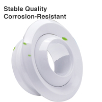 Diffuseur d'air à jet sphérique réglable de conception moderne Diffuseur en plastique de systèmes CVC sphériques en ABS