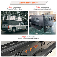 Excelente Unidad de Campamento Abierta para Camioneta, Ahorra Espacio, Cabina Resistente al Desgaste para Vacaciones de Campamento con Vistas al Lago