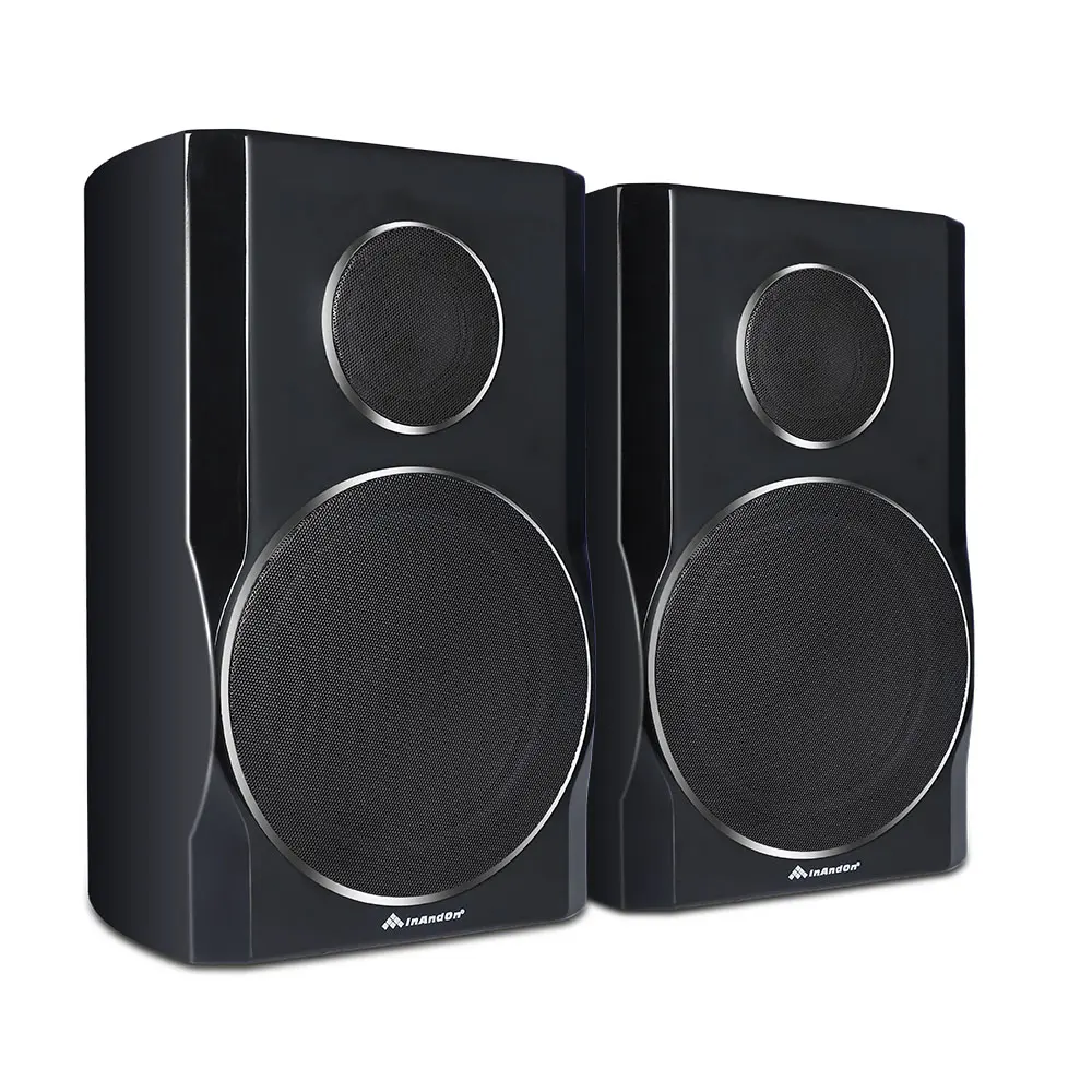 Sound Equipment Speaker 8 Inch Professional Speakers Piano Paint Black Home Speaker Set